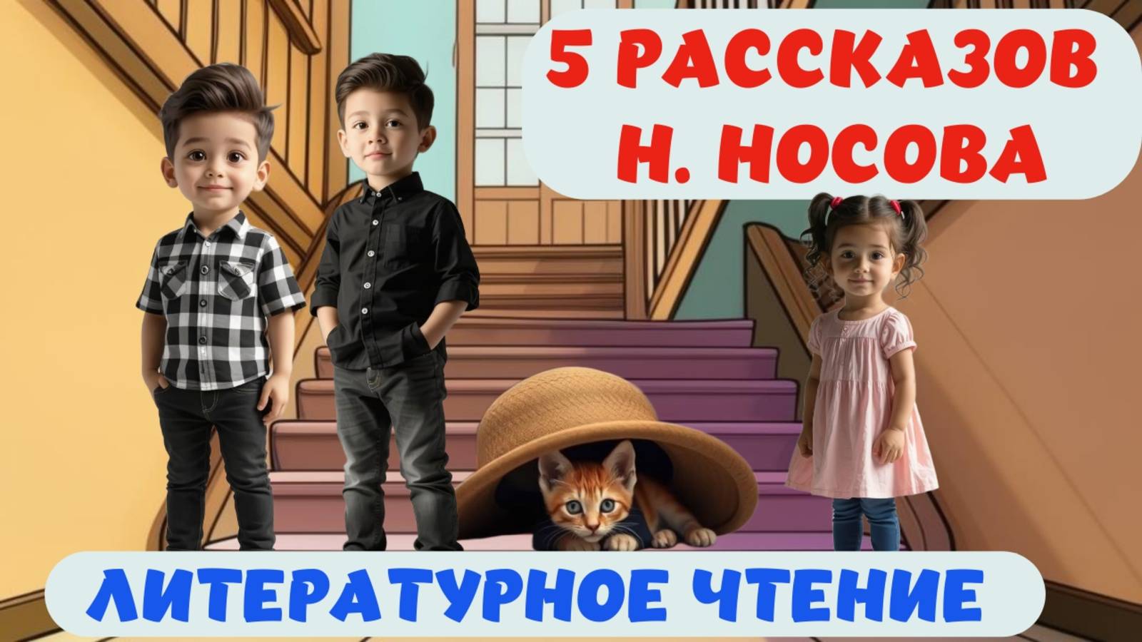 Н. НОСОВ |ЛИТЕРАТУРНОЕ ЧТЕНИЕ | 5 РАССКАЗОВ