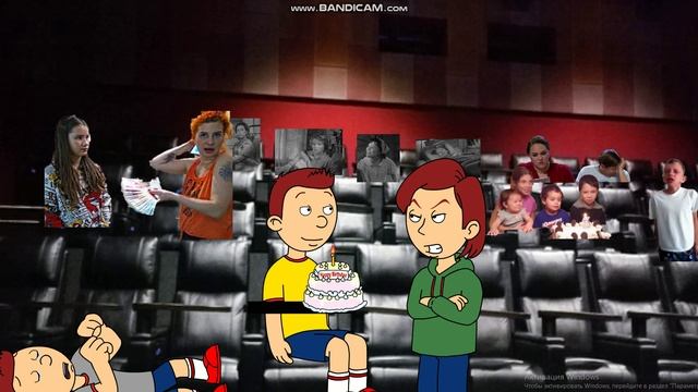 Classic Caillou throws a tantrum Because he want to blow the Candles (2025)