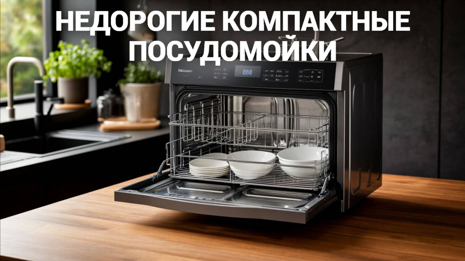 ТОП—5. Лучшие компактные (настольные) посудомоечные машины. Рейтинг 2025 года!