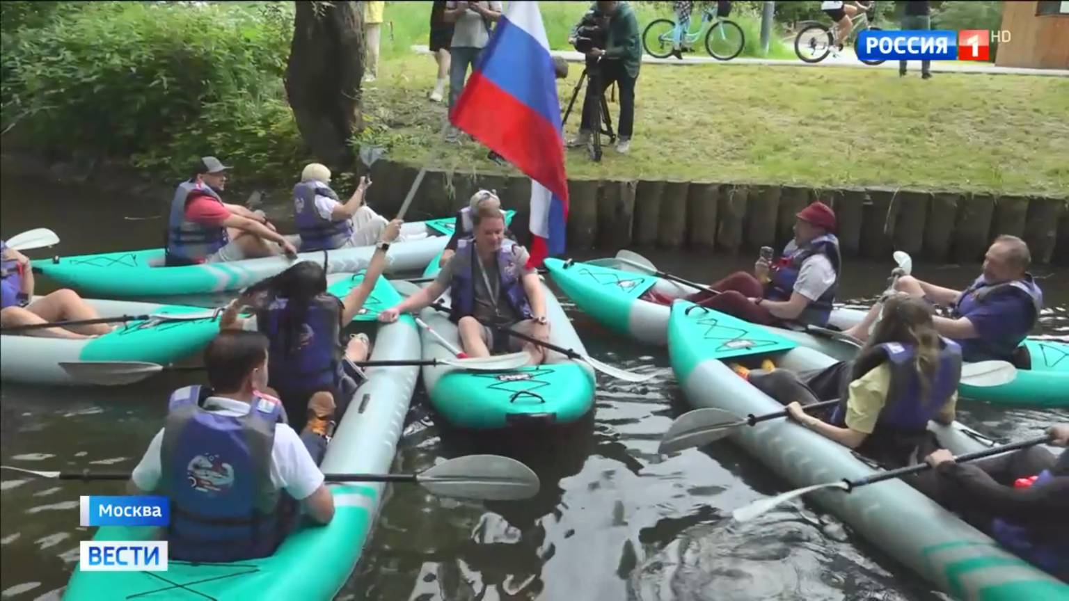 12.06.2025. На Яузе появится маршрут для сап-бордов и байдарок