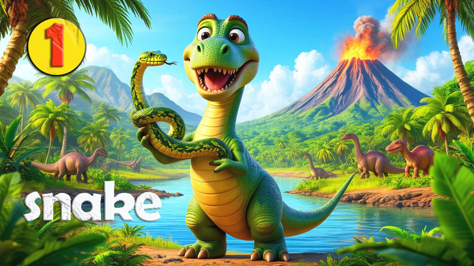 Динозаврики мезозоя: "Змея"