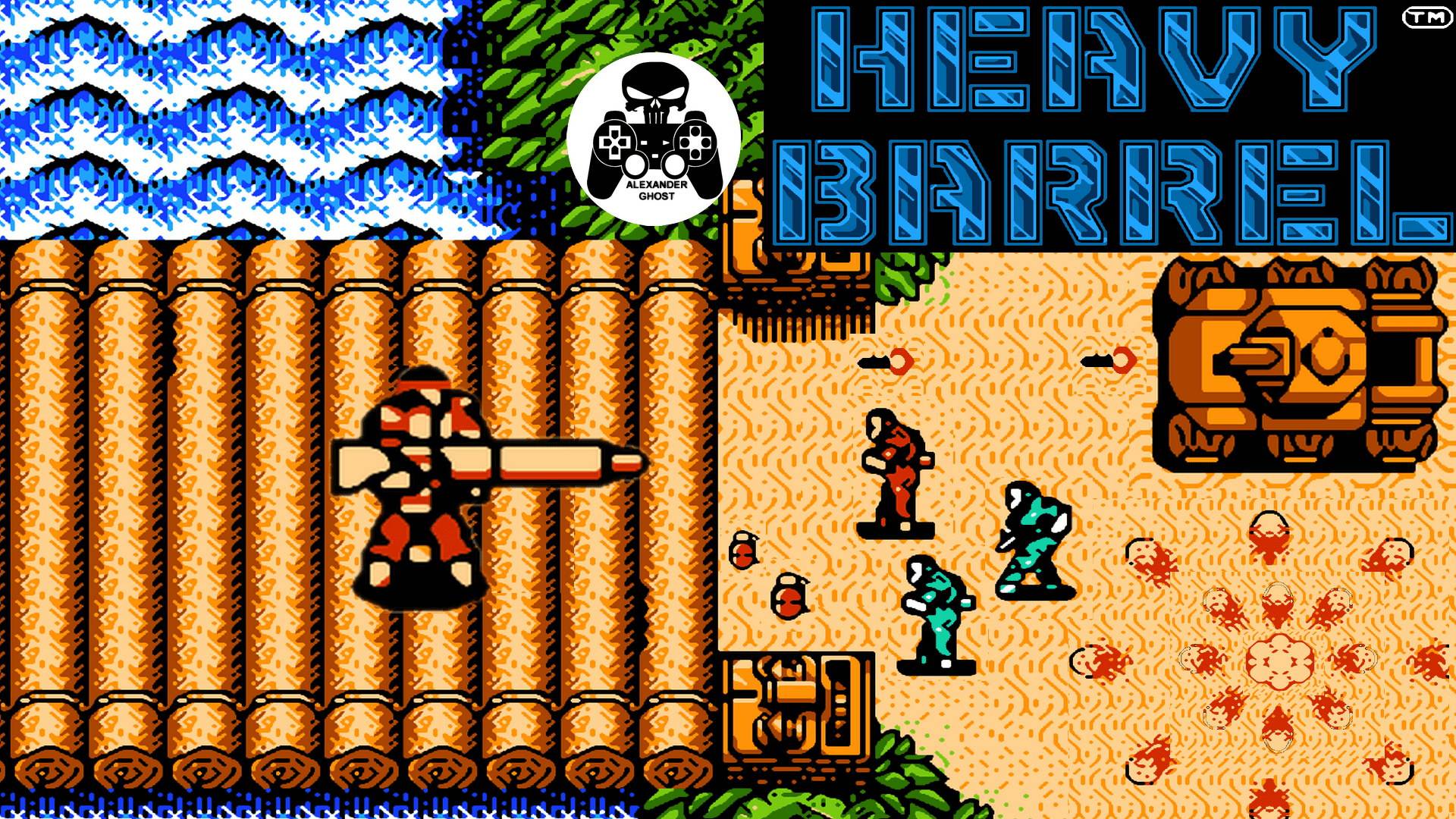Heavy Barrel (Тяжелое Оружие, Chip and Dale 3) прохождение NES/Famicom/Dendy