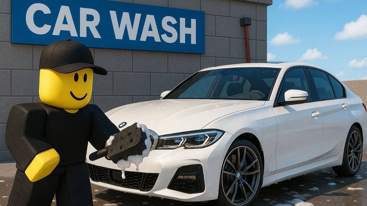 Развил свою Автомойку в РОБЛОКСЕ