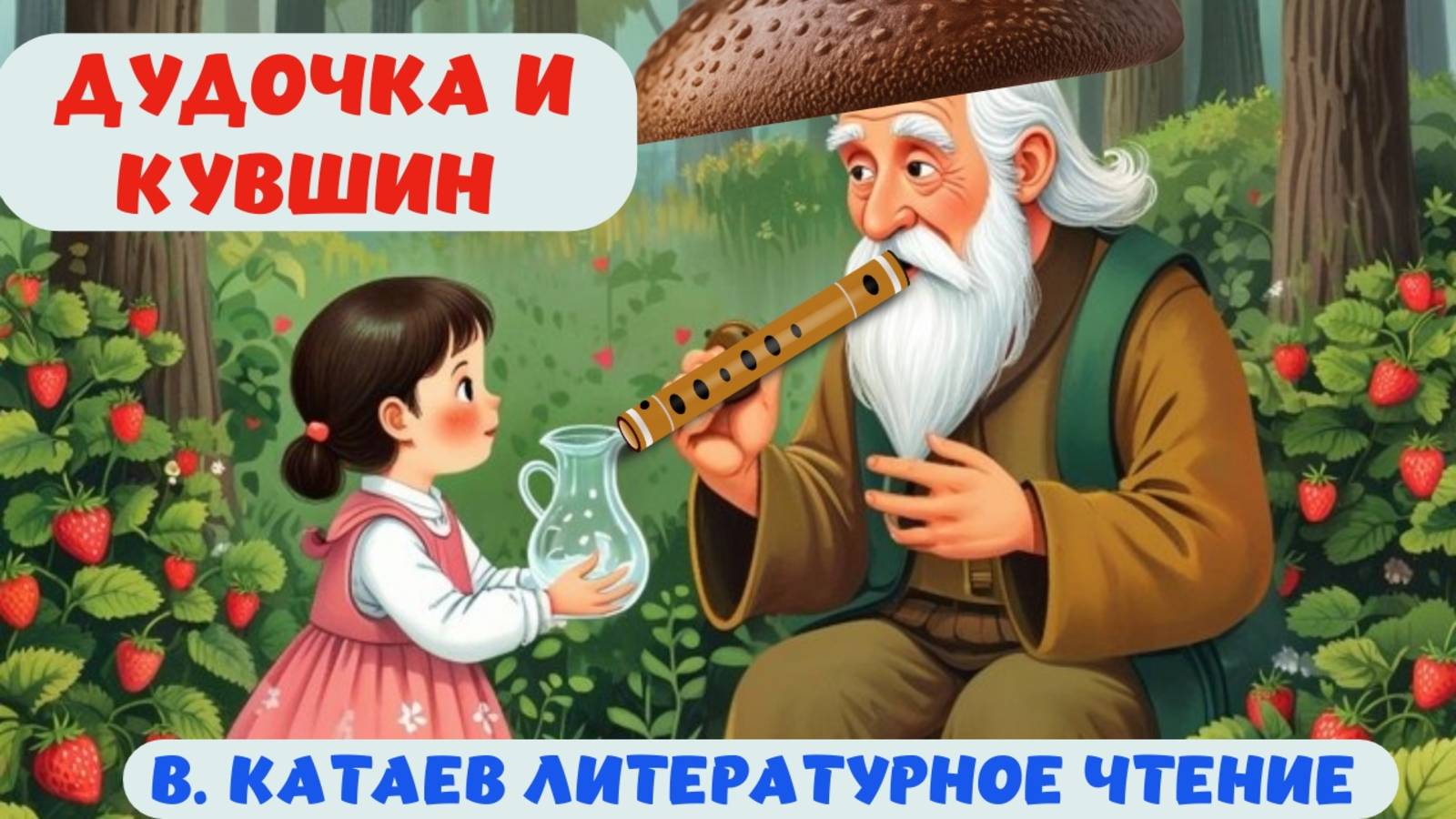 ДУДОЧКА И КУВШИНЧИК |В. КАТАЕВ| АУДИОСКАЗКА|ЛИТЕРАТУРНОЕ ЧТЕНИЕ