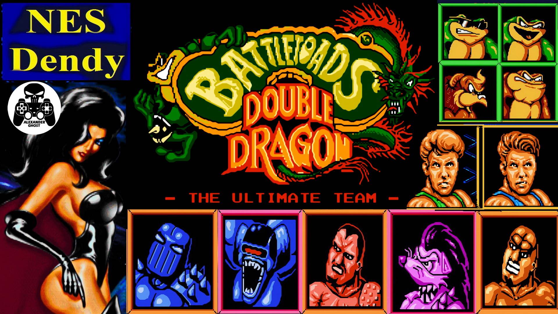 Battletoads and Double Dragon: The Ultimate Team (Боевые Жабы и Двойной Дракон) NES/Famicom/Dendy