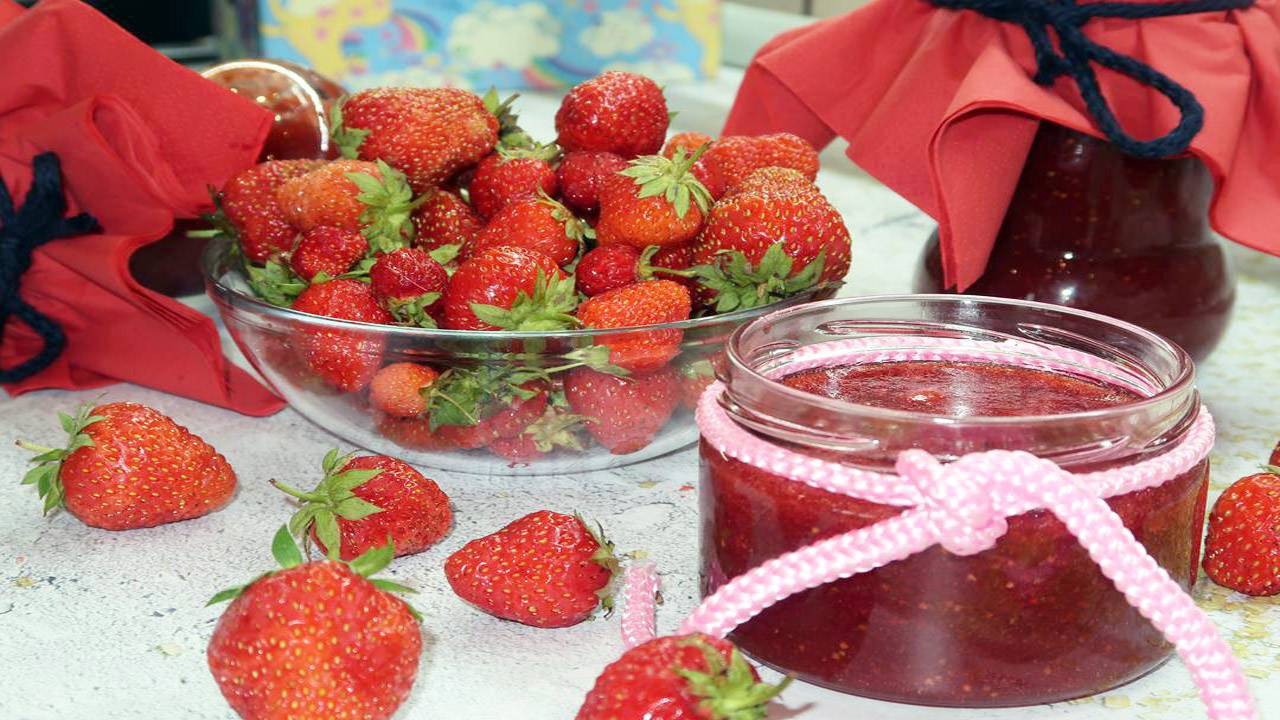 Нежнейший Клубничный Джем С Желфиксом. Как Быстро Приготовить Вкусный Джем Из Клубники