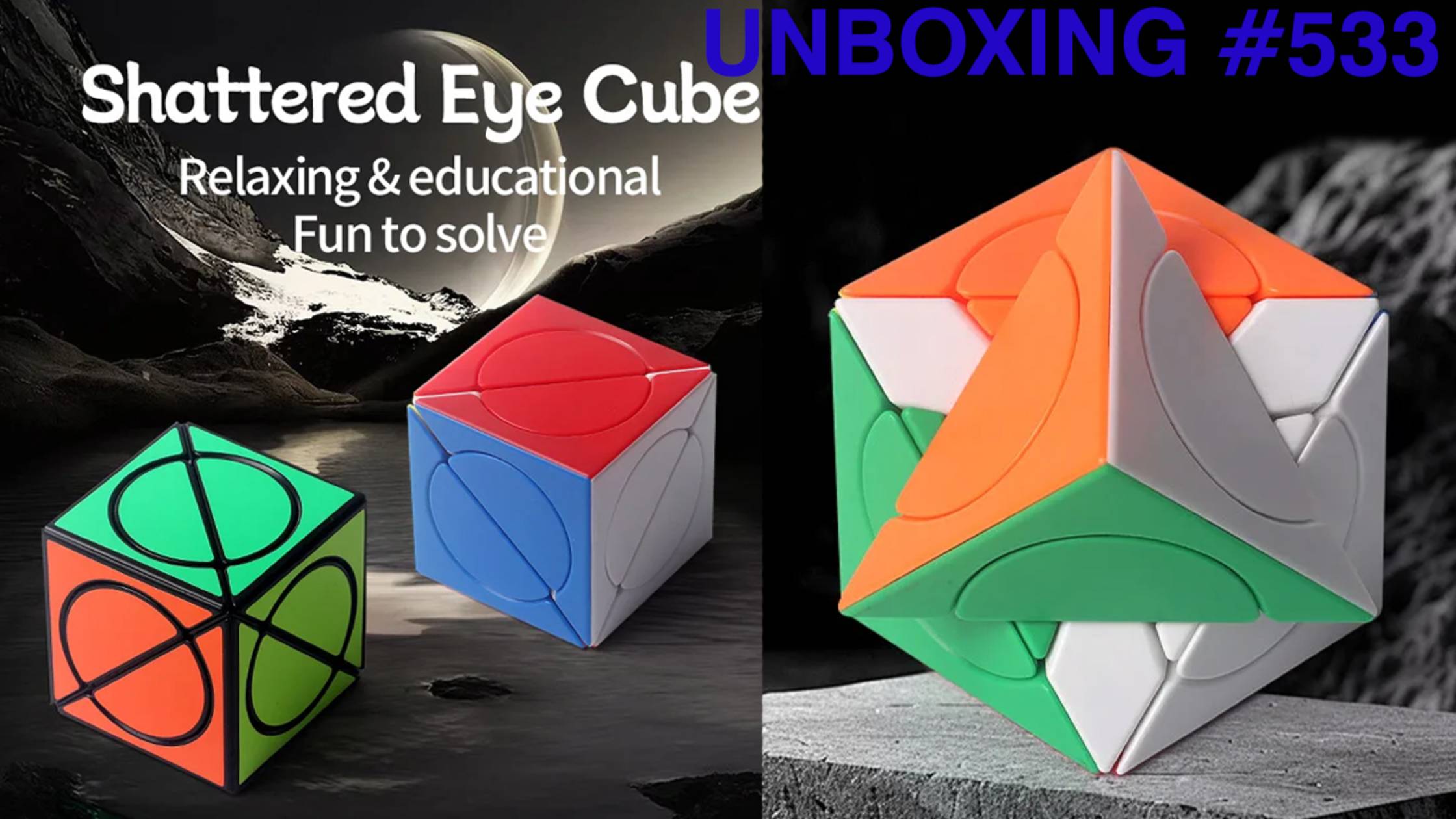 Unboxing №533 Куб Подбитый Глаз | Zepuzzles Shattered Eye Cube