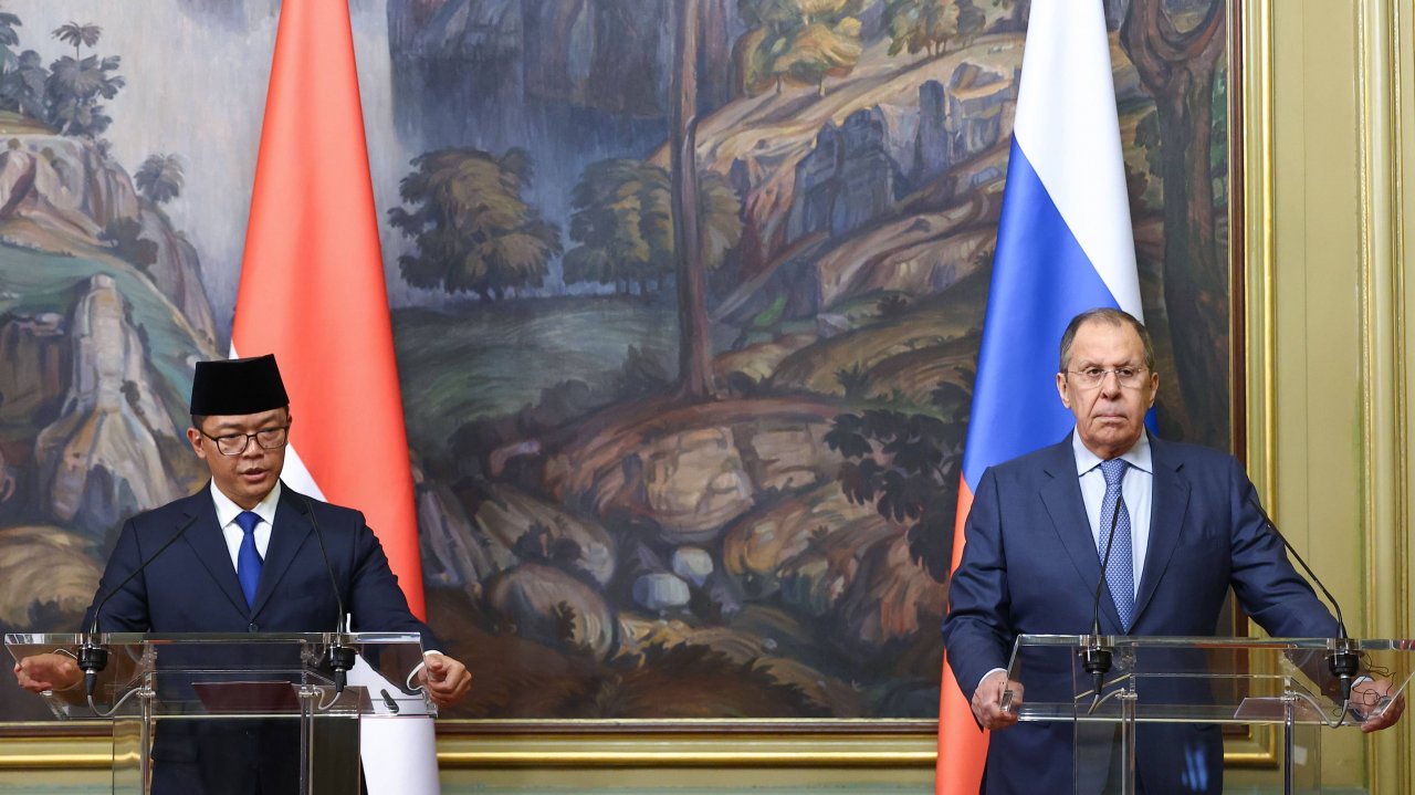 Совместная пресс-конференция С.Лаврова и Сугионо, Москва, 17 июня 2025 года