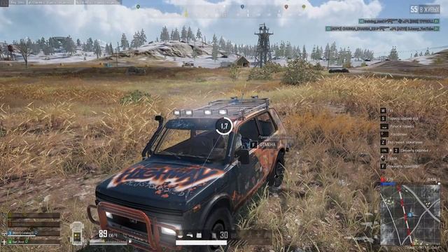 Приключения Старого Спасателя, украл чип и переехал байкера #ПАБДЖИПК #PUBG PC #учусьиграть