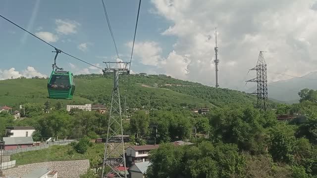 Алма-Ата. Канатная дорога на Кок-Тобе - пейзажи и виды