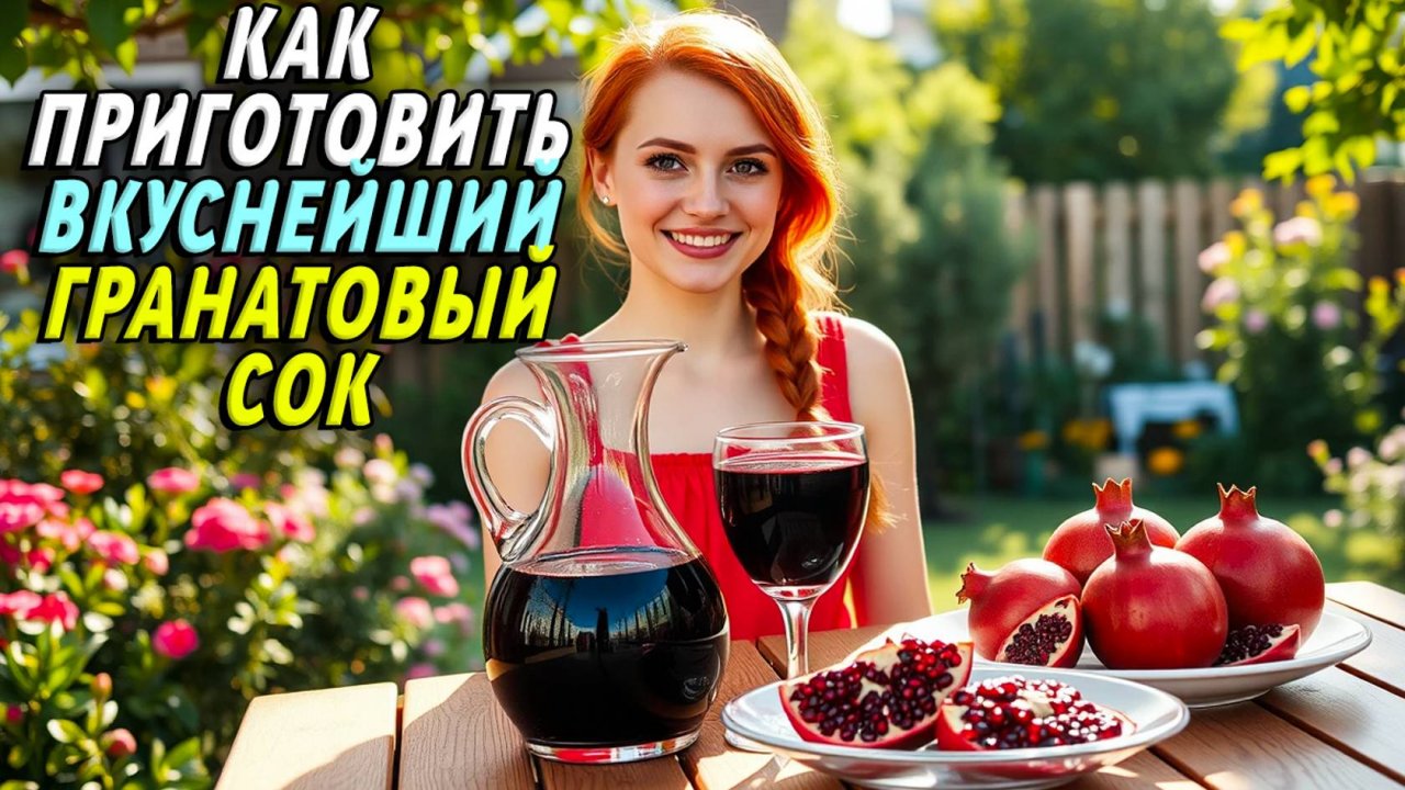Как приготовить гранатовый сок