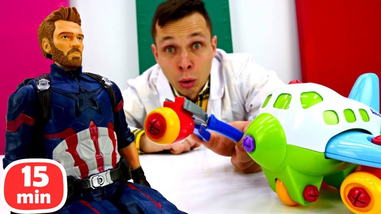 Супергерои в Мегаклинике: Человек Паук, Супермен и Джокер! Игры в больницу