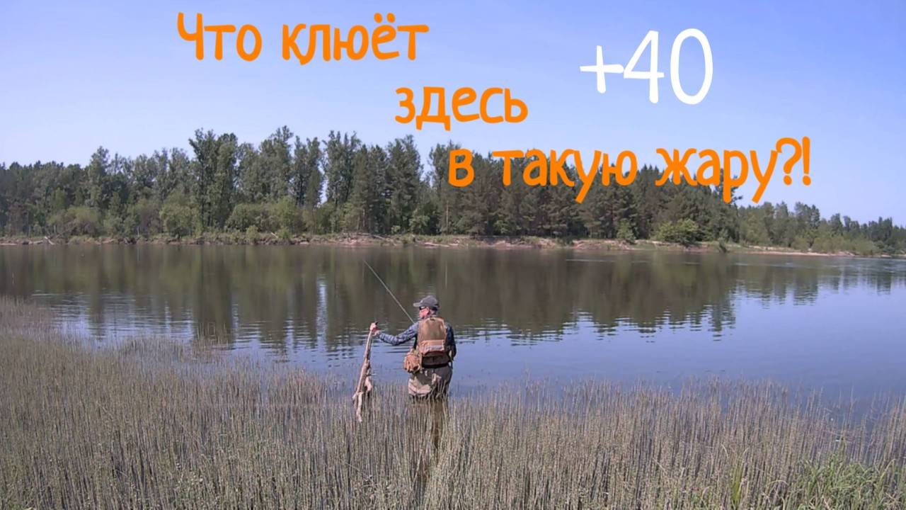 Рыбалка на реке Амыл. Жара, а комары звереют!