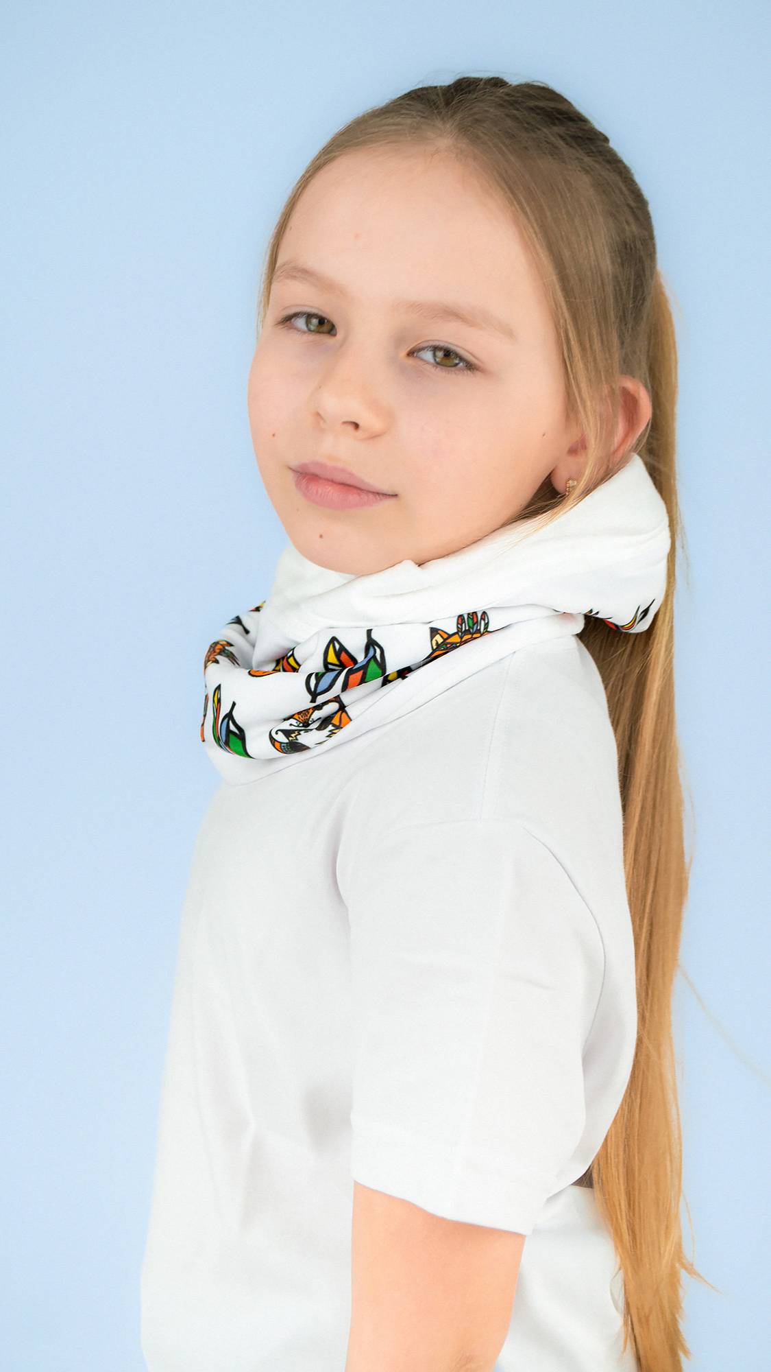 Бафф утепленный ЛИСЯ (белый)