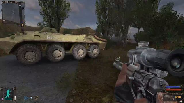 STALKER Тень Чернобыля свалка-кордон