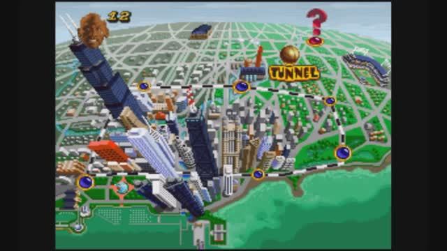 Super Nintendo (Snes) 16-bit Michael Jordan - Chaos in the Windy City Stage 4 Tunnel Прохождение