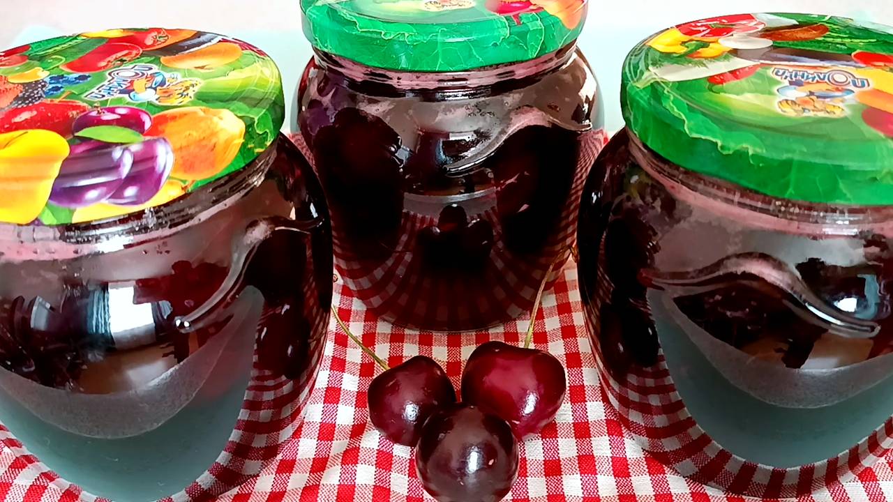 📌 Варенье из вишни (черешни). Рецепт вишневого варенья за 20 минут. Варенье из вишни без косточек
