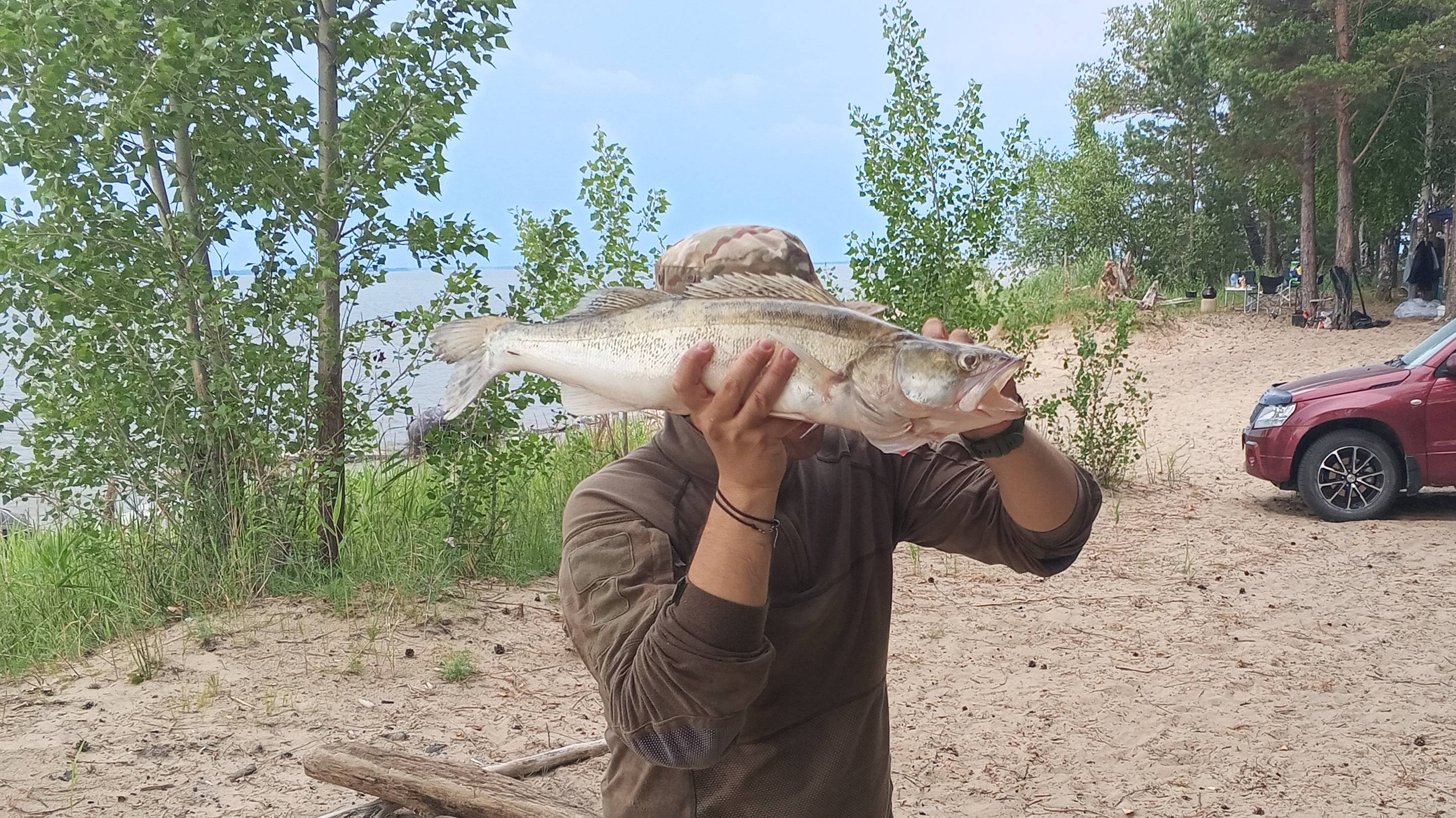 Судак на поставки. Рыбалка с лодки.