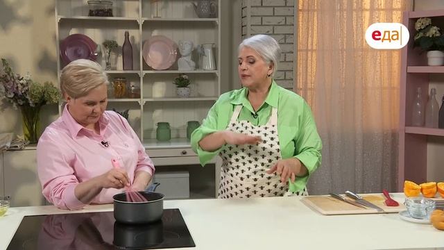 Песочное печенье с апельсиновым кремом и фруктами | Выпечка на пАру /65