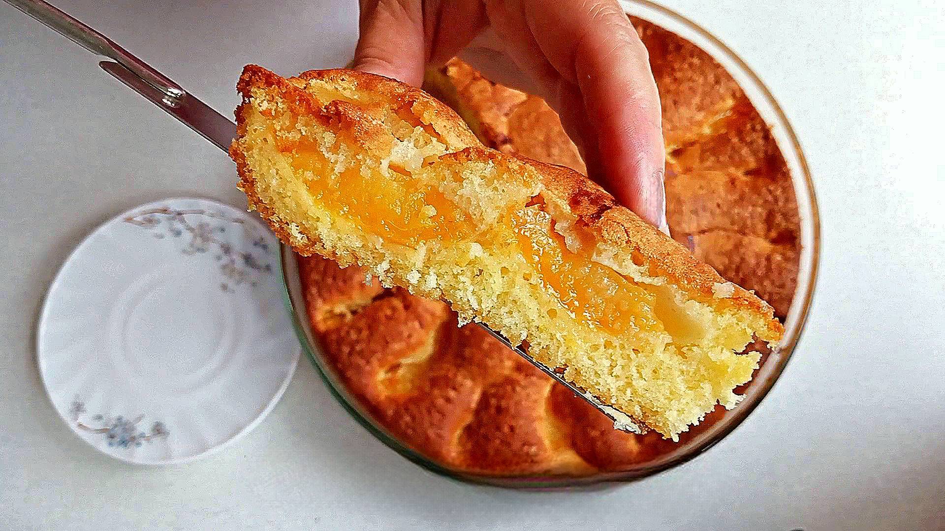 Пирог с абрикосом Невероятно вкусный и Простой в приготовлении Это