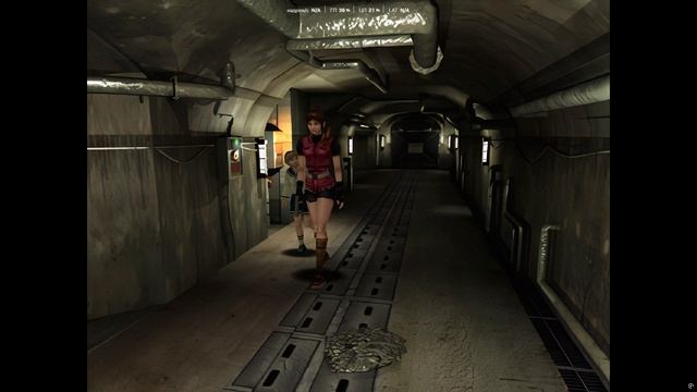 Resident Evil 2 (1998) Клэр Канализация Спасти Шерри Босс Крокодил #9