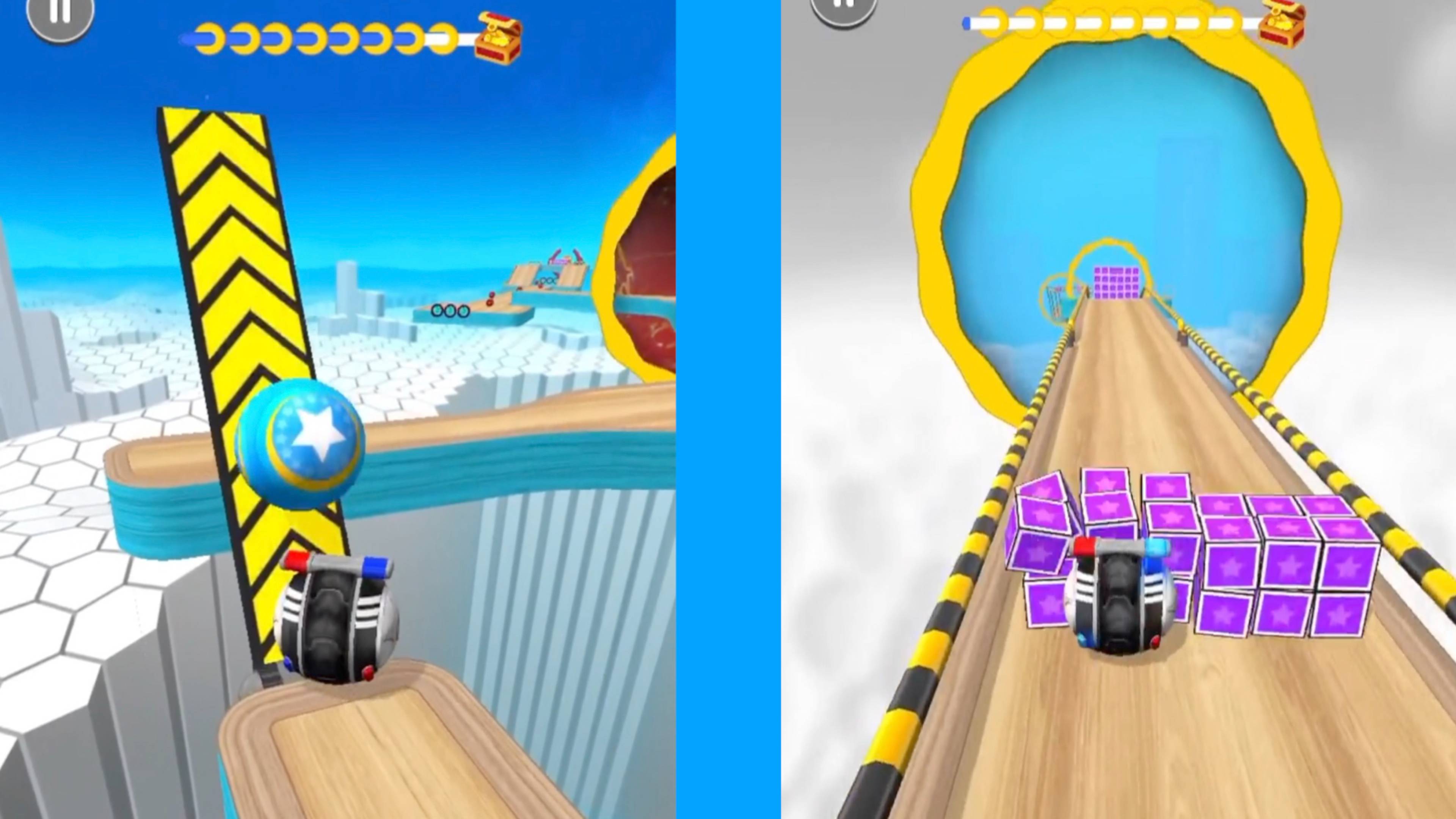 Going balls All Levels Gameplay IOS Android Going Balls level 741 Portal run