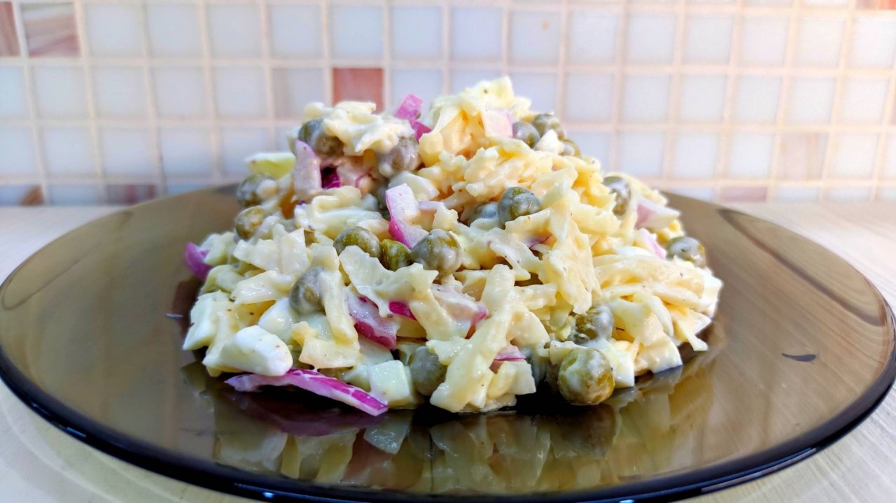 Советский салат Чайка. Салат из СССР. Рецепт салата.