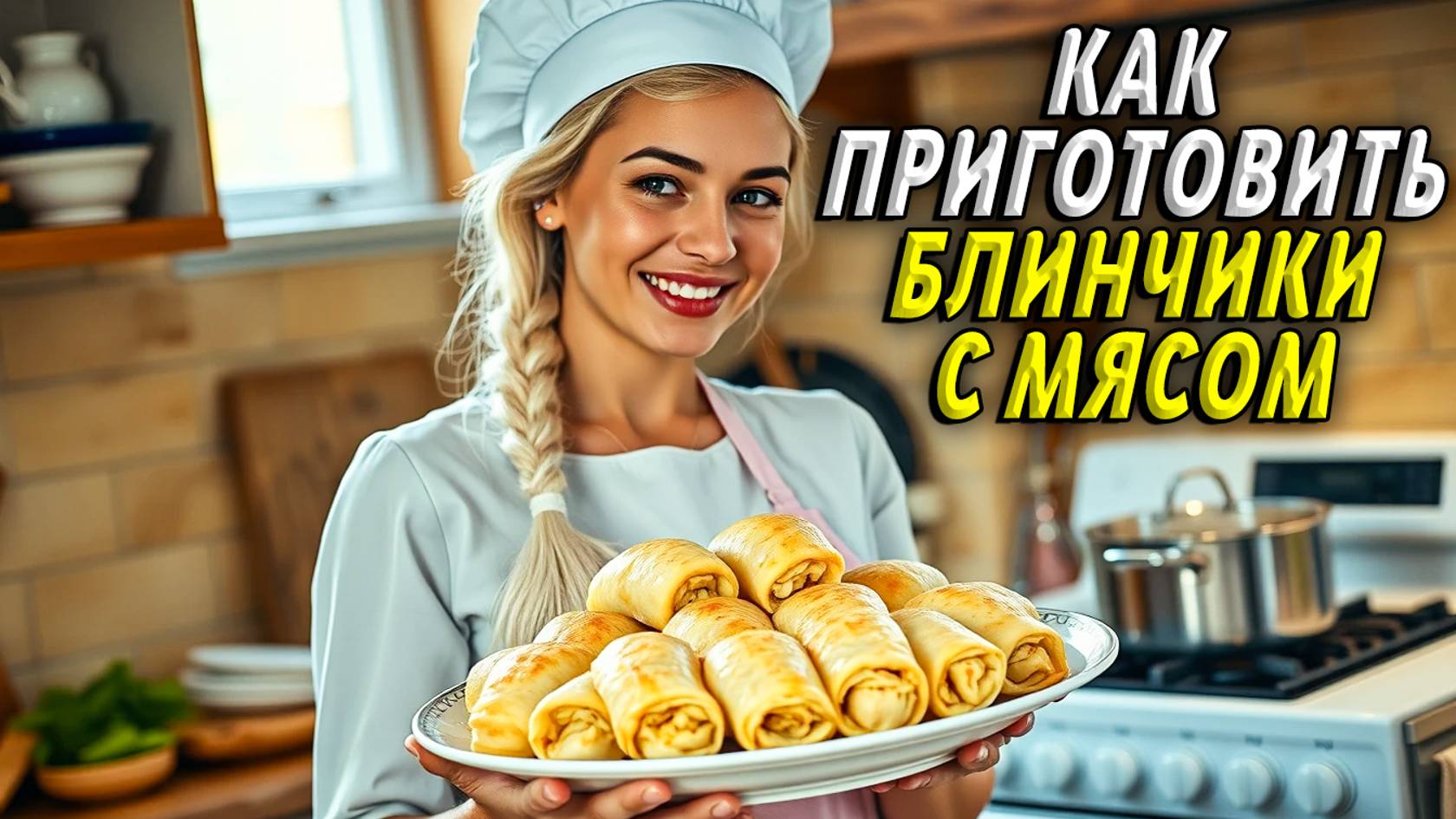 Как приготовить блинчики с мясом
