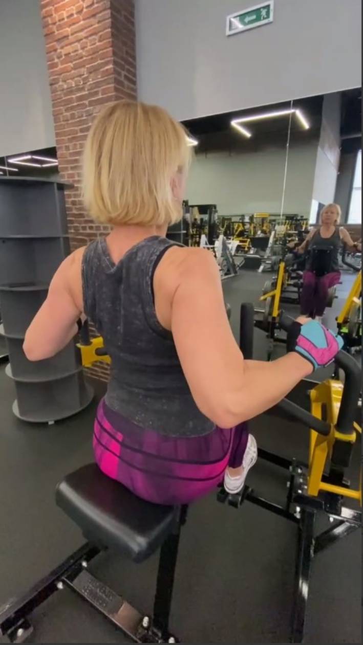 Тяга на спину.