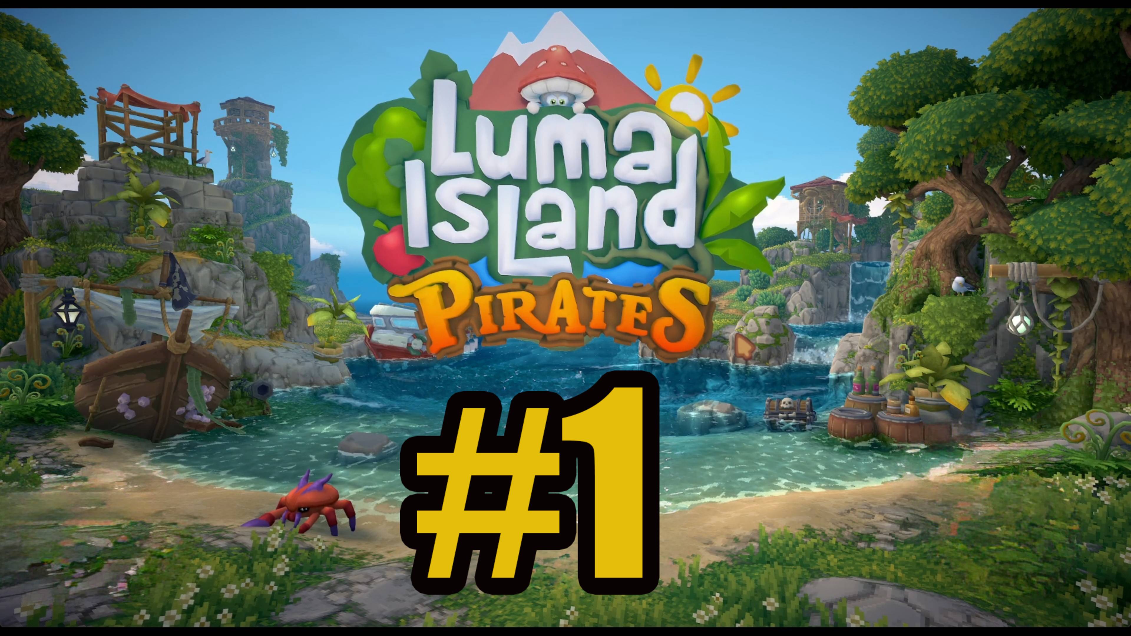 Luma Island Pirates прохождение на русском #1 ПРОФЕССИЯ - КОРАБЕЛ