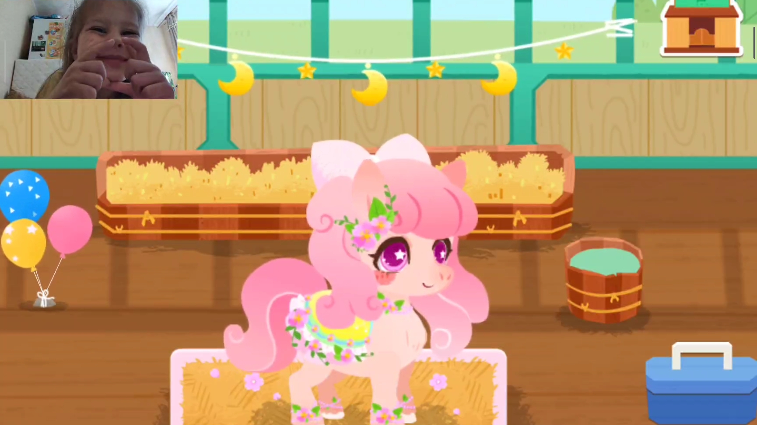 Панда 😻 Играю с Пони 😻 Видео для детей  😻 BabyBus ❤️ Ава и папа