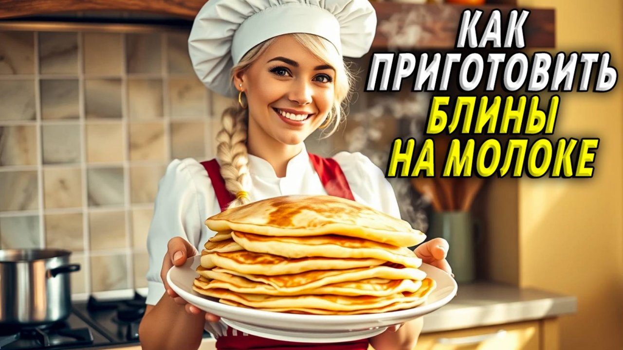 Как приготовить Блины на Молоке