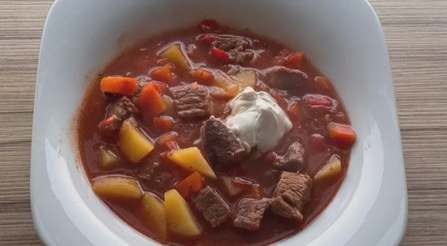 Гуляш Суп Gulaschsuppe  в умной посуде АМС