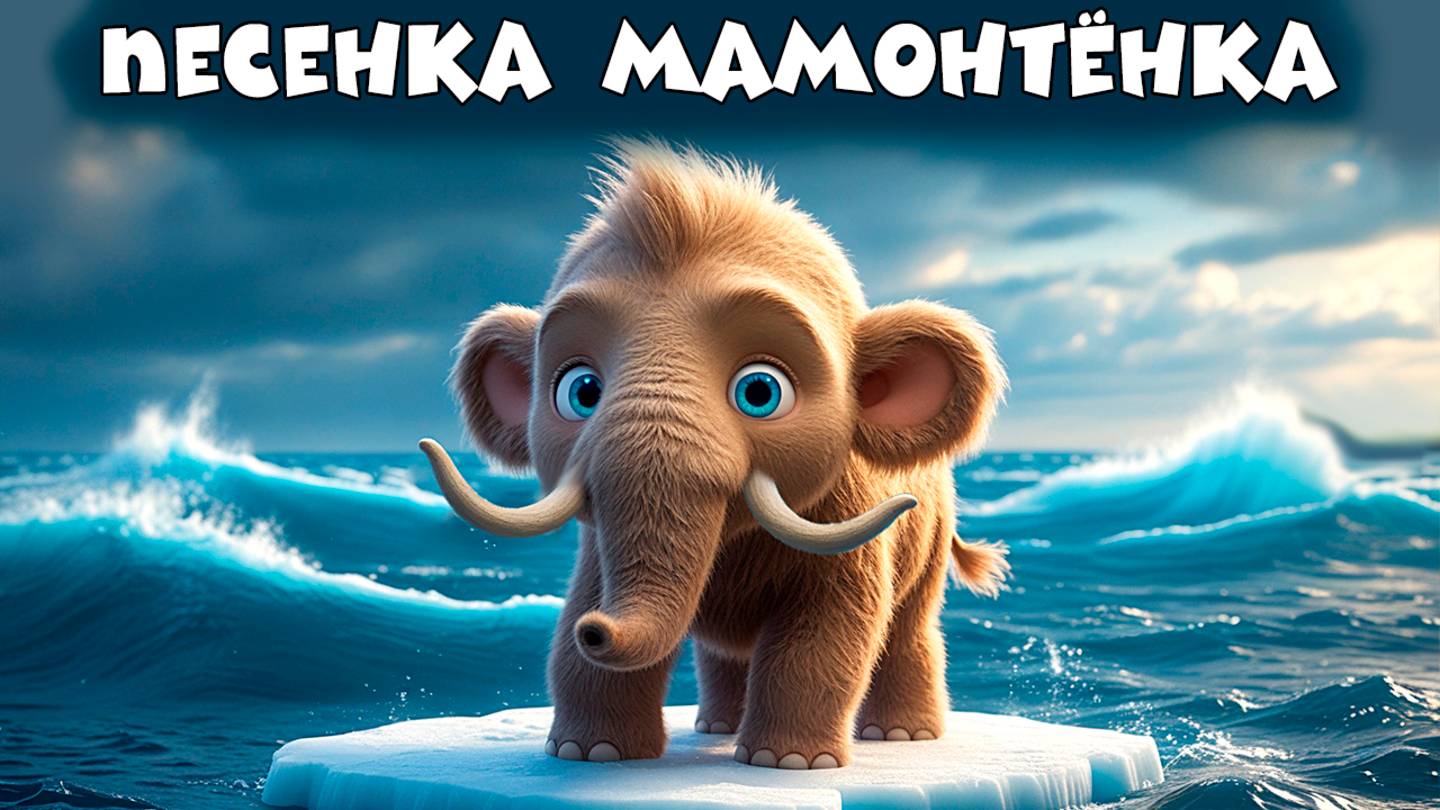 🎵 Песенка мамонтёнка | Трогательная детская песенка о маме | Песня для детей