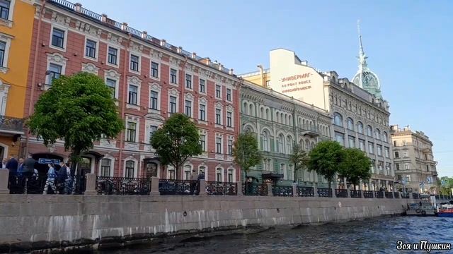 Мойка-Зимняя канавка-Нева. На теплоходе по Санкт-Петербургу. часть 2-я.