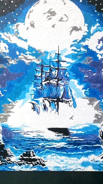 Продолжаю писать картину.