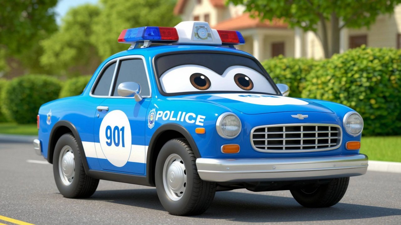 МУЛЬТИК ПРО ПОЛИЦЕЙСКУЮ МАШИНКУ ДЛЯ МАЛЫШЕЙ