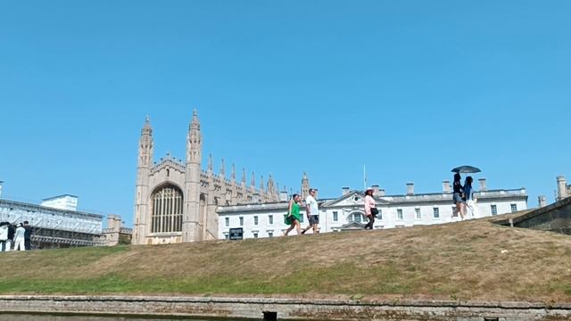 Королевский Колледж и мост, Кембридж, Англия (King's College Bridge, King's College, Cambridge, UK)