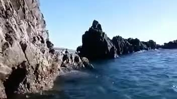 Прогулки по Италии. Пешком по дну моря! Что там, в гротах Тирренского моря? Путешествие.