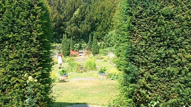 Сад Колледжа Клэр, Кембридж, Англия (Clare College's Garden, Cambridge, UK)