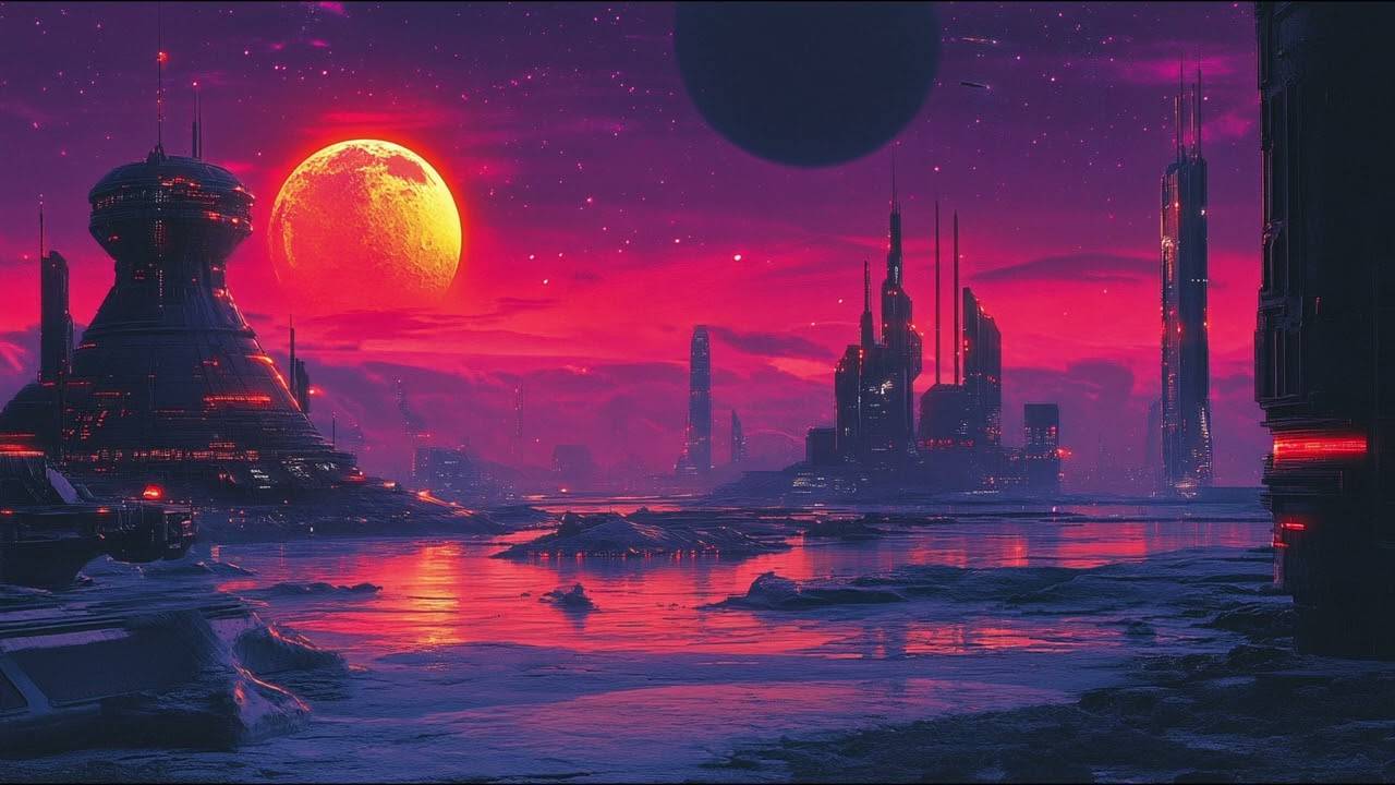 Moonbase Exodus - Synthwave - Copyright Free