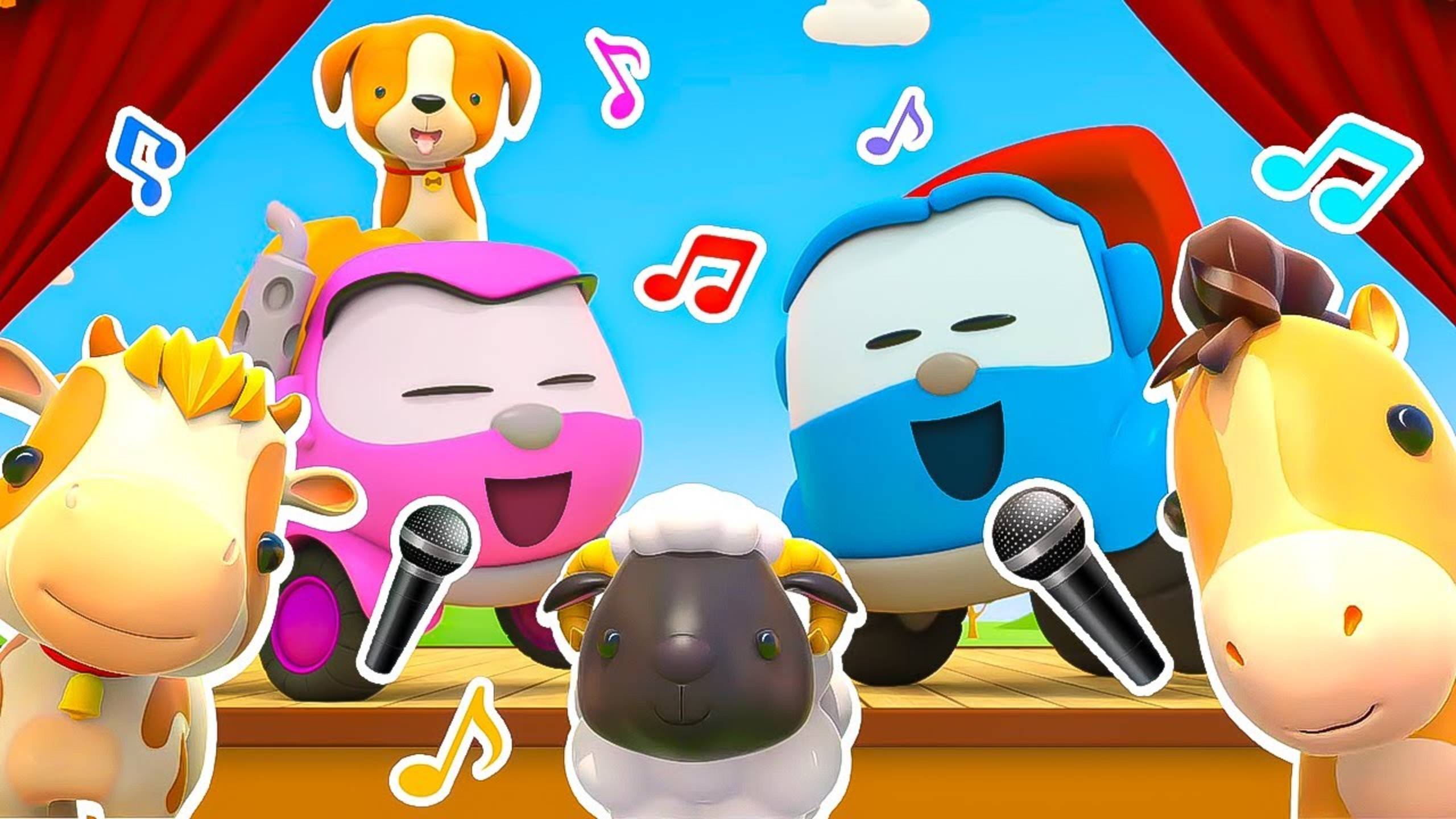 Грузовичок Лева танцует ЛЕВИ ЛУ!  Поем веселые детские песенки