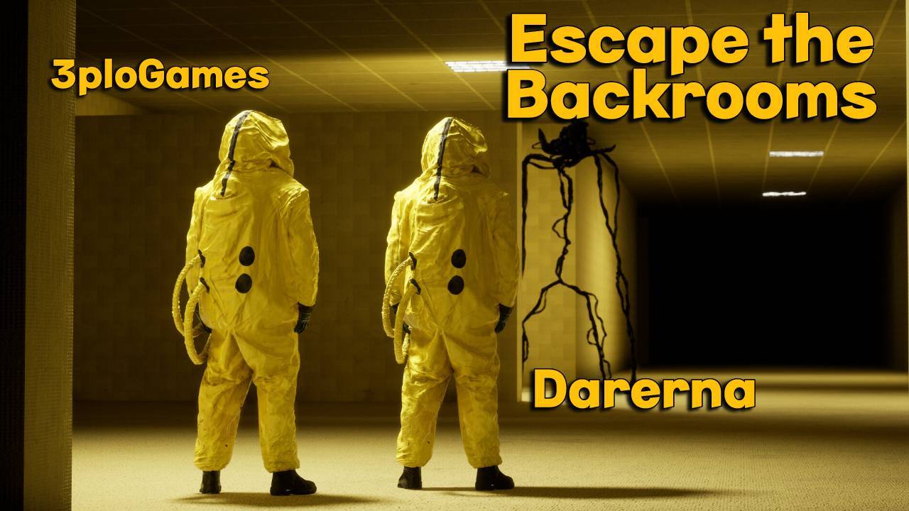 (ПЕРЕЗАЛИВ) Больница, бассейн и бесконечная лестница в Escape the Backrooms (5)