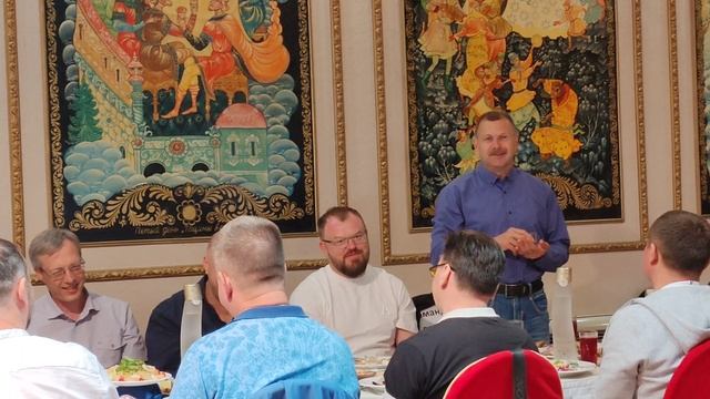 ЯВВФУ Юбилейная встреча.23 роты 12.06.2025 Ресторан, речь бывшего командира взвода Борисова А.Б.