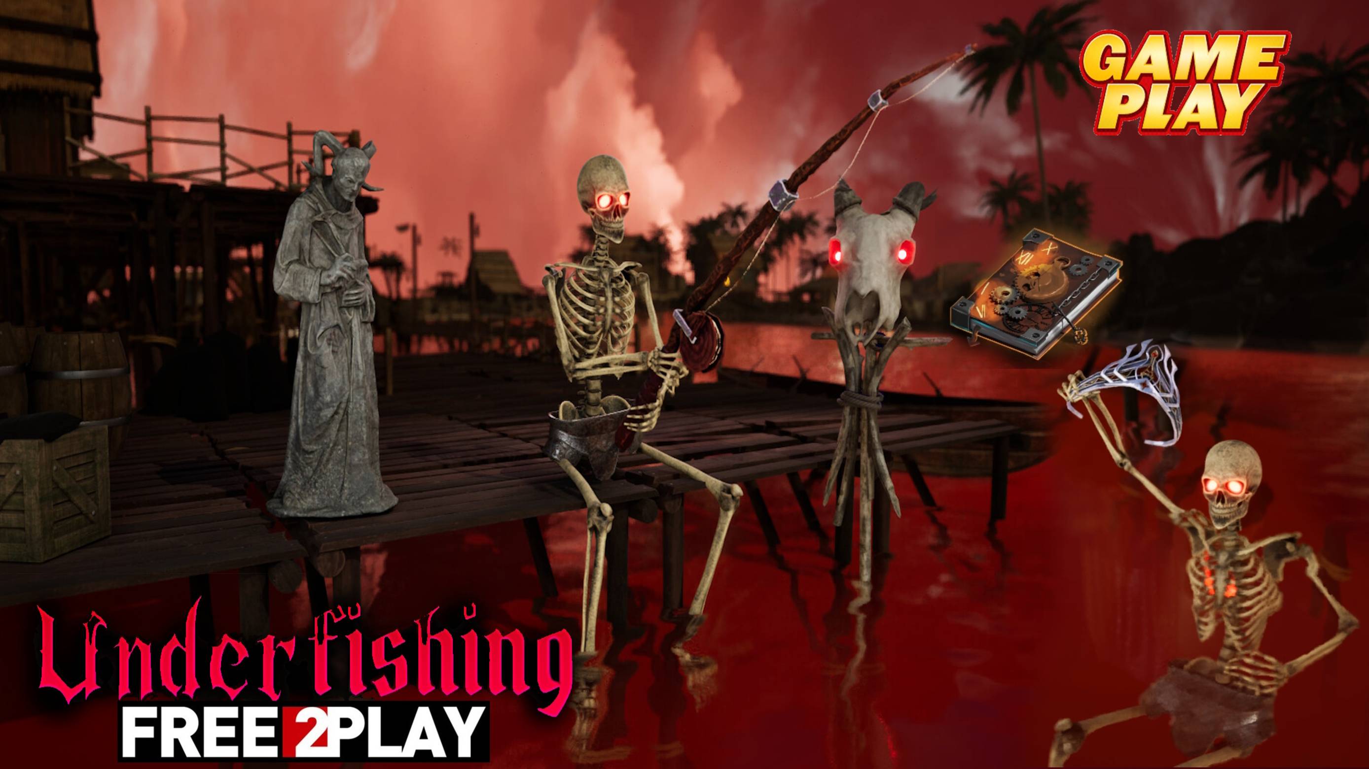 Underfishing ✅ Бесплатная Хоррор Рыбалка ✅Релиз 19 июня 2025