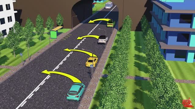 Правильный Разворот!!!Билеты и задачи пдд!