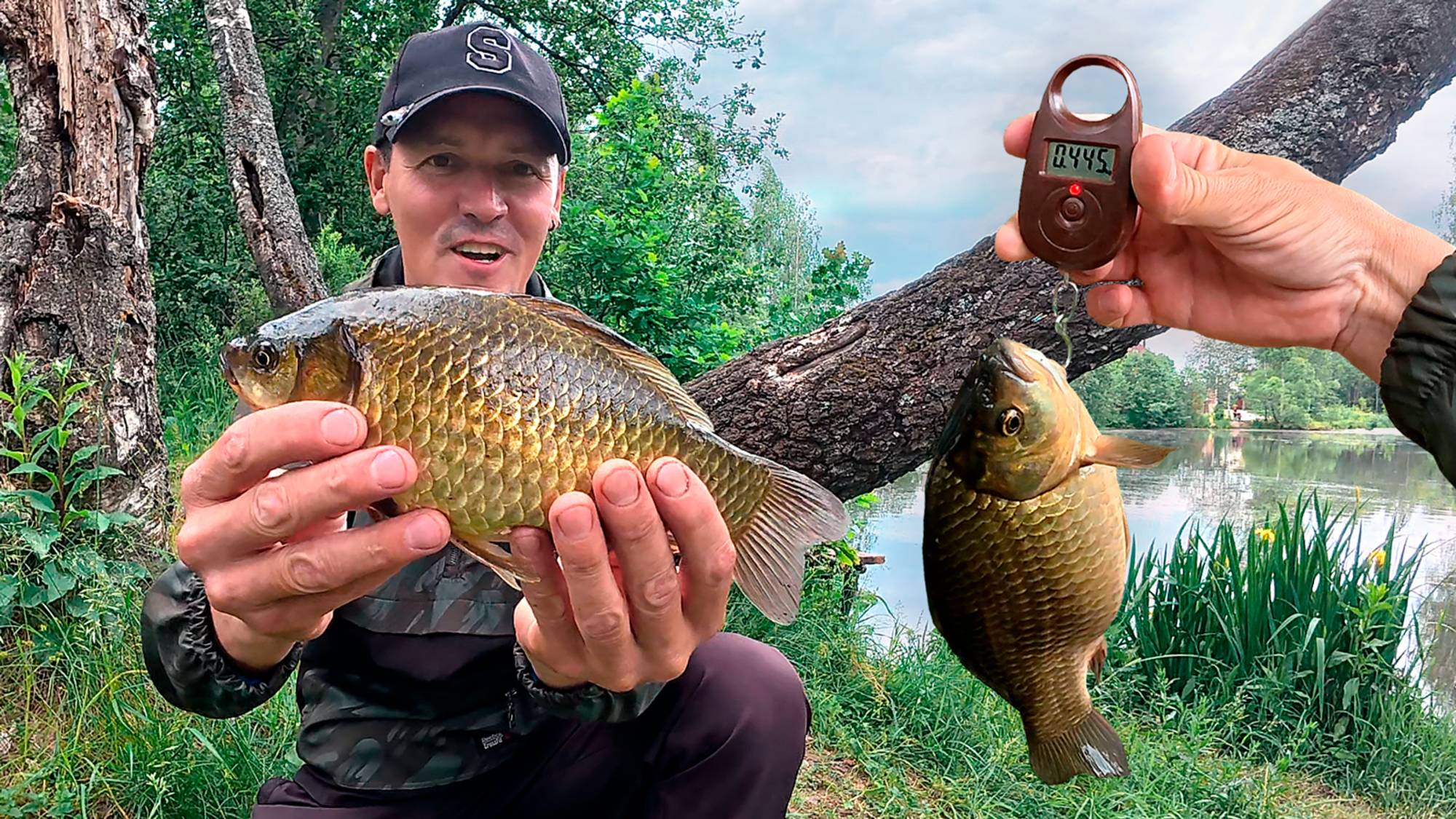 Насадил кусочек беляша, и понеслось! Ловля карася на поплавочную удочку. Рыбалка в Подмосковье.