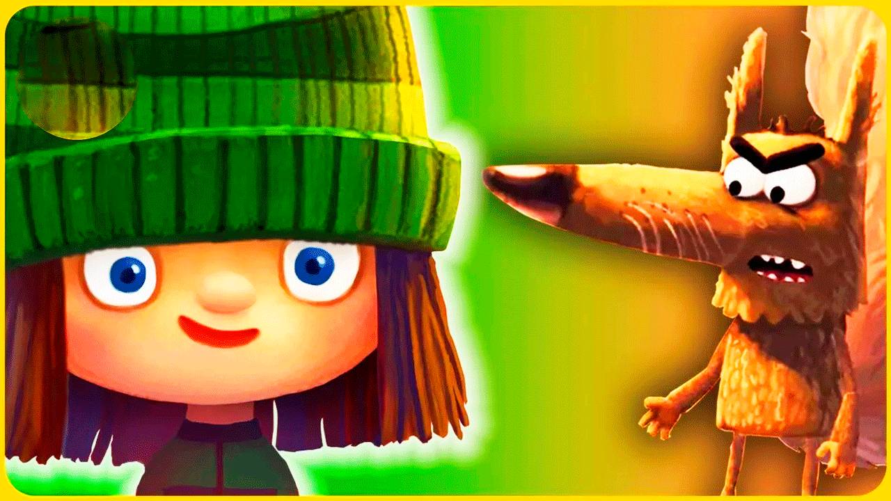 СКАЗКА ДЛЯ ДЕТЕЙ - Зелёная шапочка - Мультик для малышей