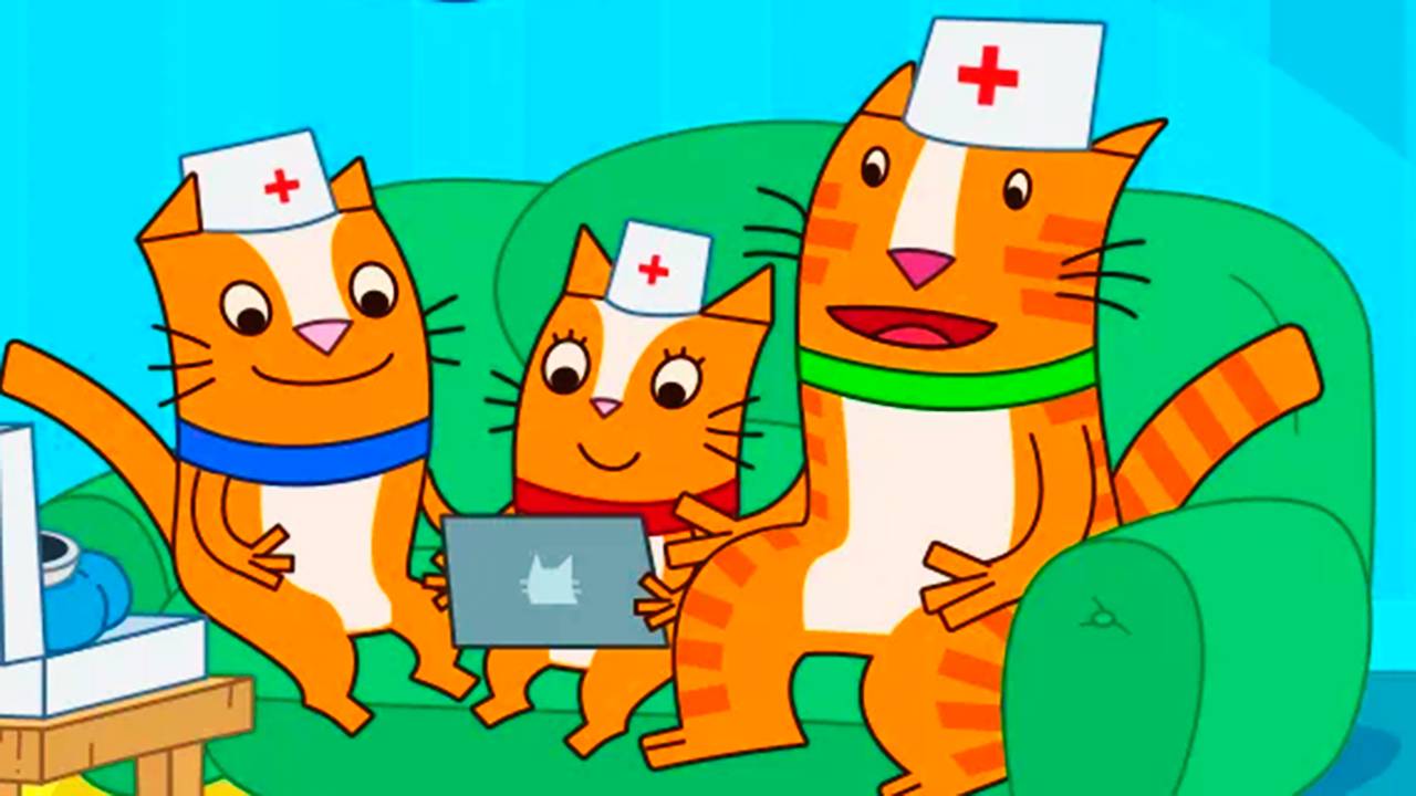 ТРИ КОТА ДОМАШНИЕ КОТЫ - Ировой Мультик для детей