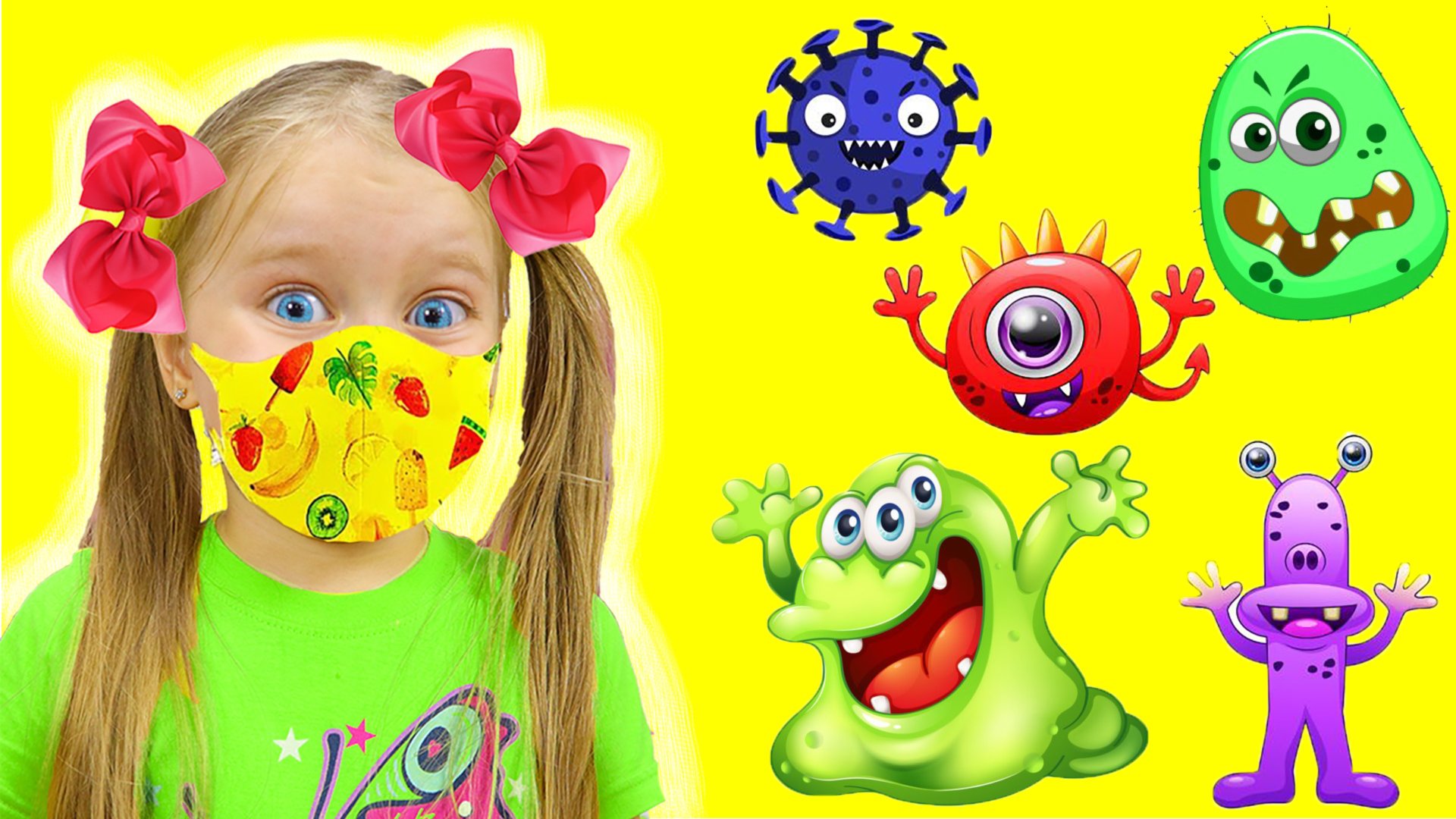 Детская песенка про маски на английском языке